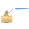 Brass ball valve with lever handle, MH brand
