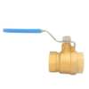Brass ball valve with lever handle, MH brand