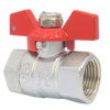 Zinc alloy ball valve with butterfly handle, TUBO brand
