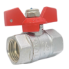 Zinc alloy ball valve with butterfly handle, TUBO brand