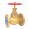 Brass globle check valve flanged, JIS5k, MIHA brand