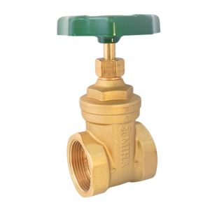 Brass gate valve